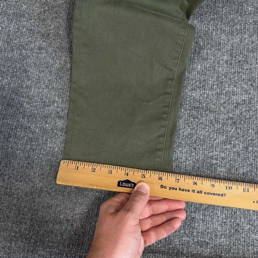 G-Star RAW D-Staq Jeans Mens 40x36 Dark Shamrock Olive Green 5 Pocket Skinny Fit